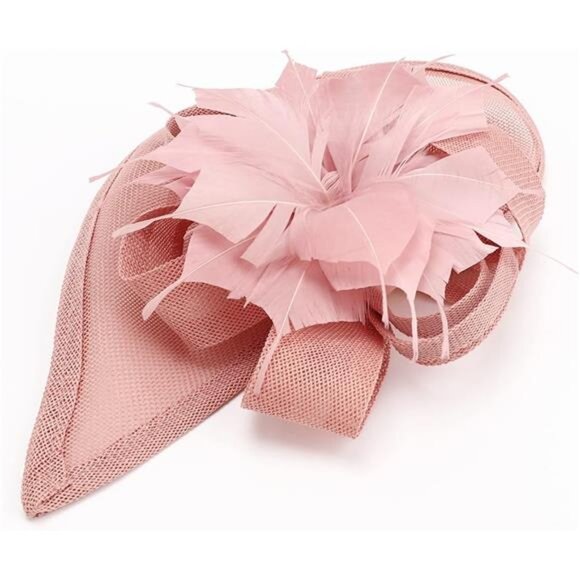 Fascinator Hats Tea Party Hat Vintage Pillbox Hat Headband - Picture 7 of 8